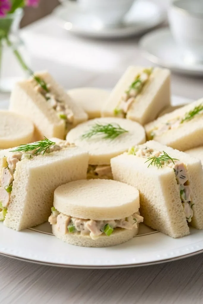 Chicken Salad Tea Sandwiches