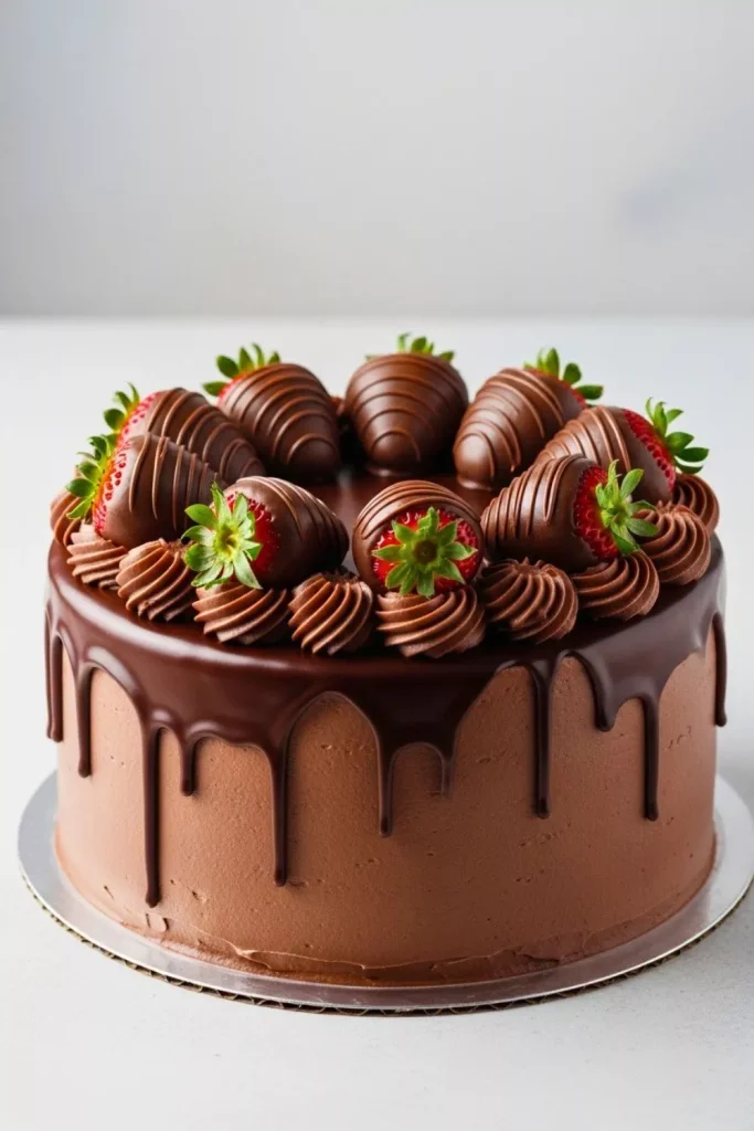 Chocolate Covered Strawberries On Top