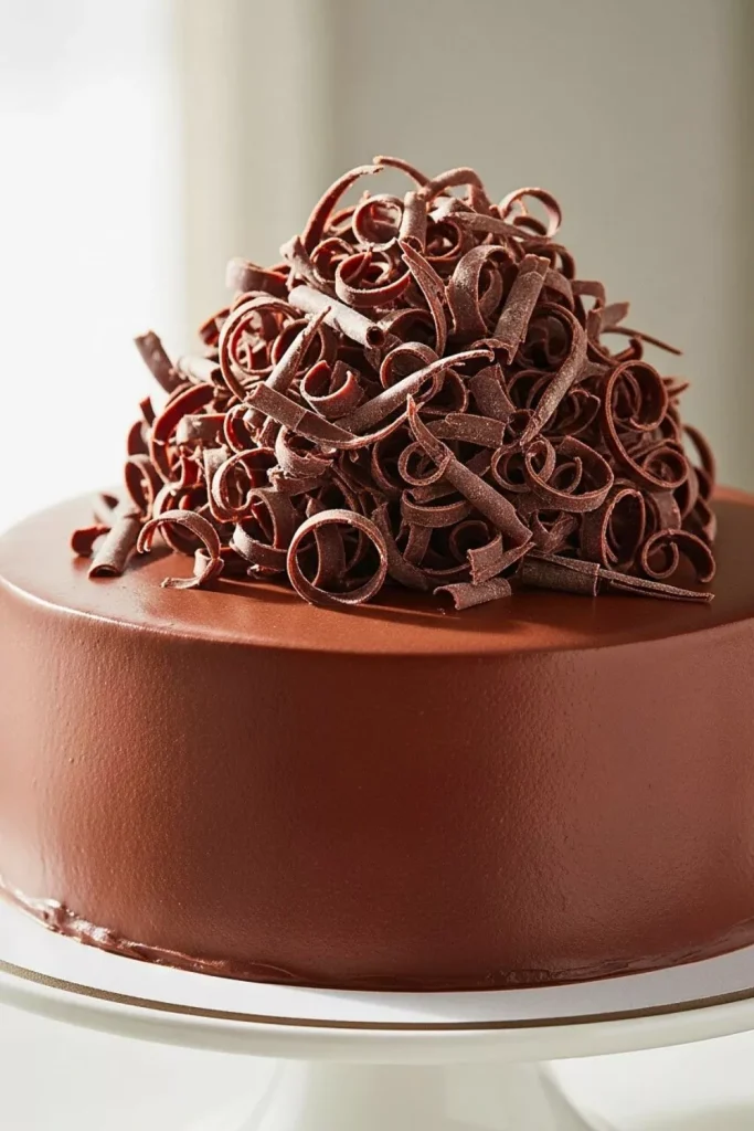 Chocolate Curls For A Bakery-Style Finish