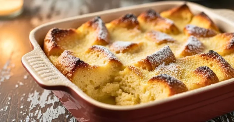 Custard Bread Pudding Recipe