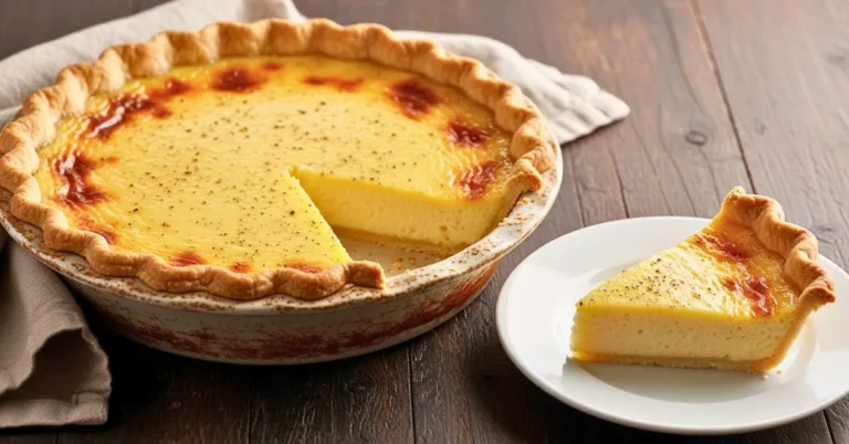 Egg Custard Pie Recipe