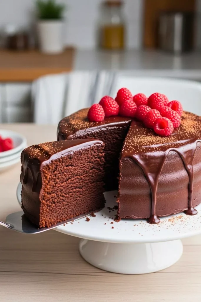 Eggless Chocolate Cake Recipe