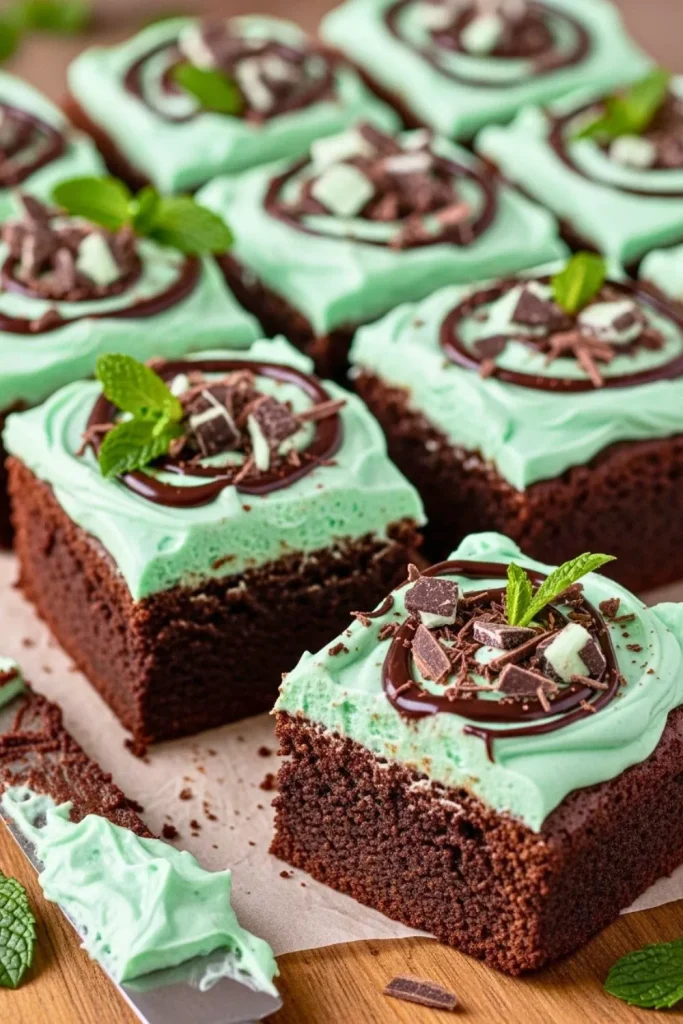 Mint Chocolate Brownies