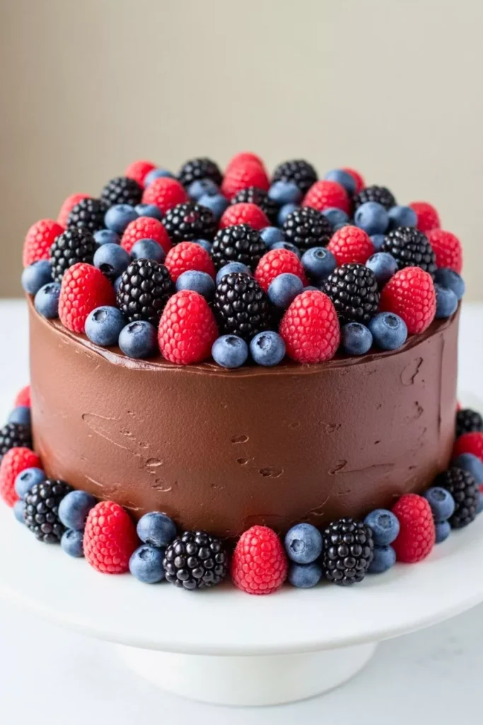 Mixed Berries For Color Contrast