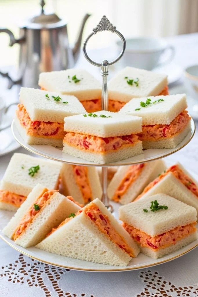 Pimento Cheese Tea Sandwiches