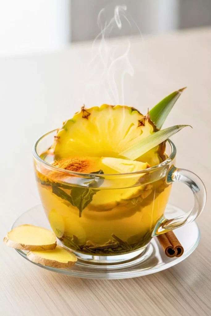 Pineapple Turmeric Green Tea