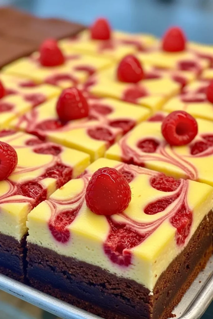 Raspberry Cheesecake Brownies