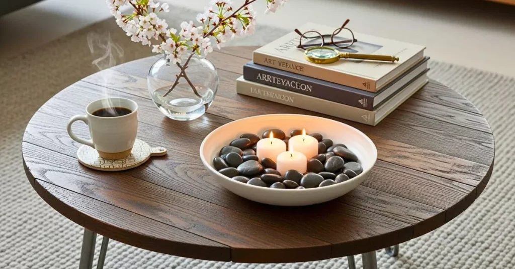 Round Coffee Table Decor Ideas