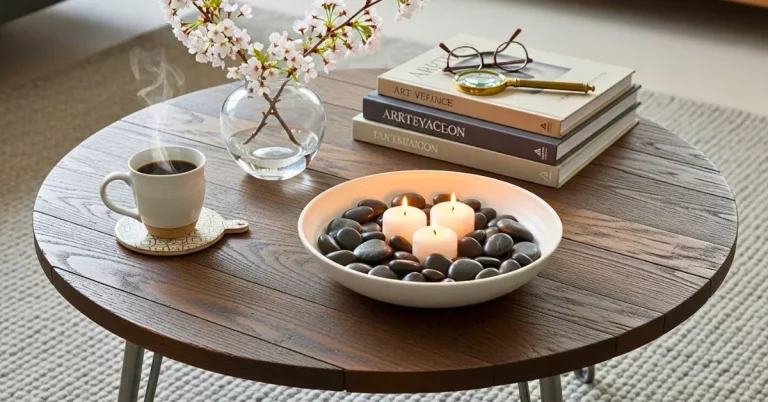 Round Coffee Table Decor Ideas