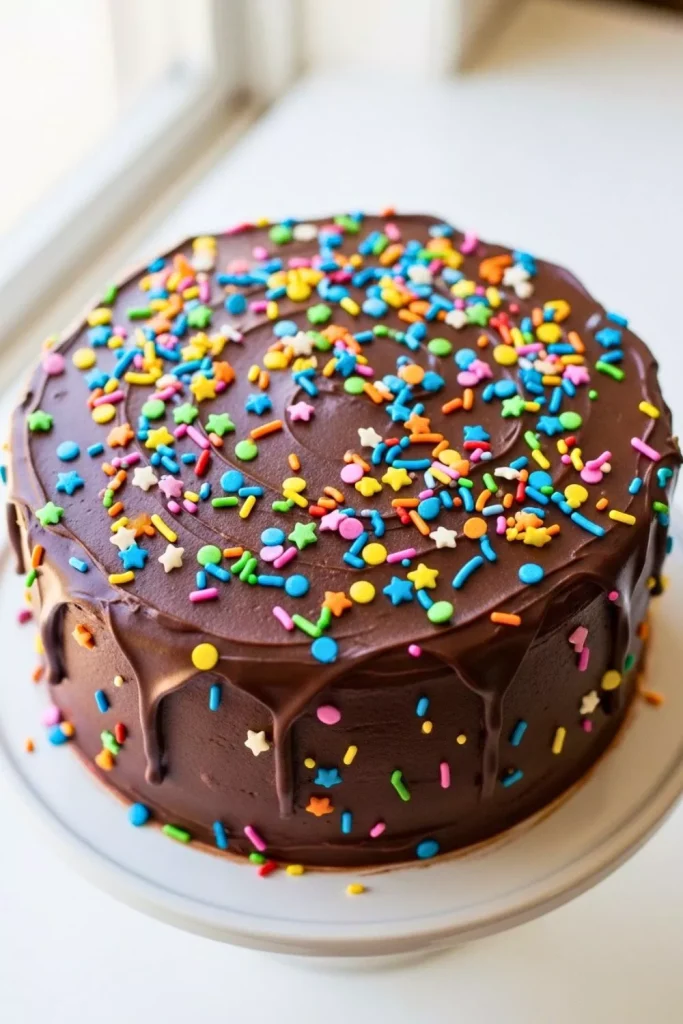 Sprinkle Mix For A Fun Party Cake