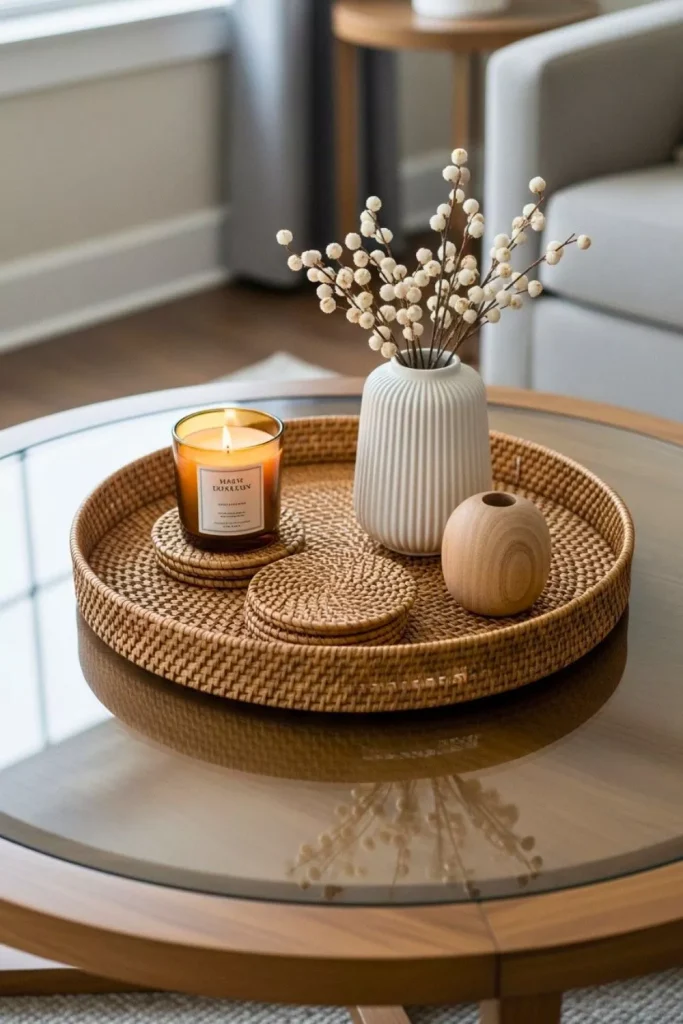 Start With A Round Tray