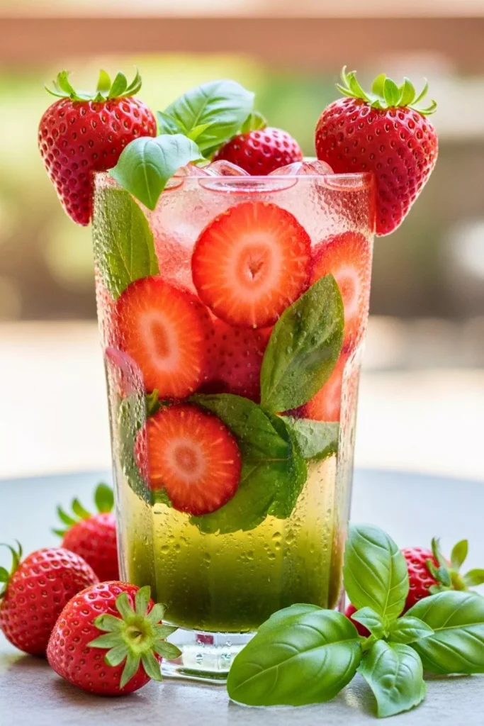 Strawberry Basil Green Tea