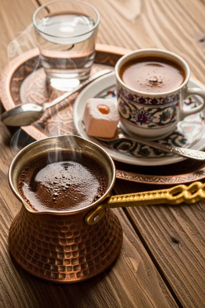 Traditional Turkish coffee
