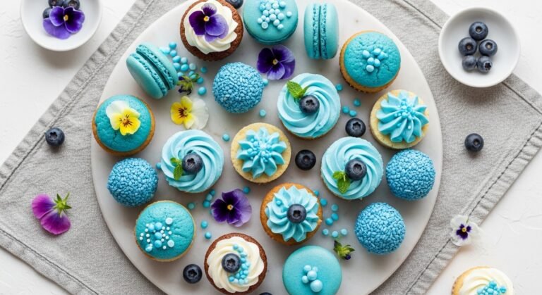 13 Stunning Blue Mini Dessert Ideas for Baby Showers