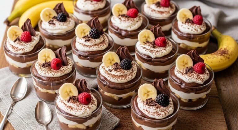12 Indulgent Banana Chocolate Pudding Desserts