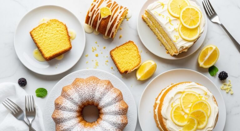 13 Moist Lemon Dessert Cake Recipes