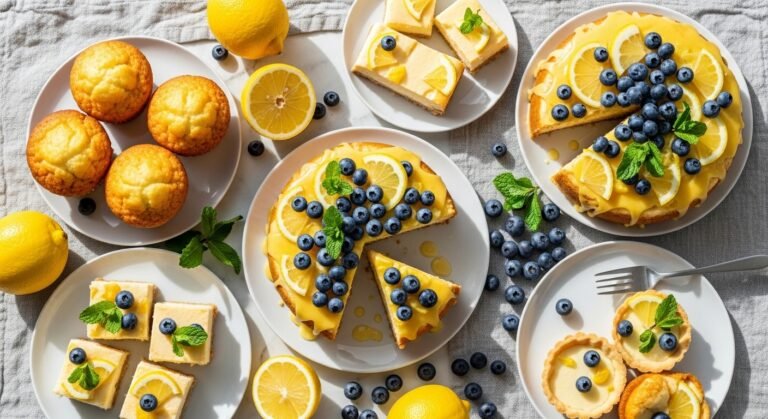 11 Vibrant Lemon Blueberry Dessert Recipes