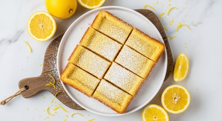 How To Make Baked Lemon Dessert Recipe