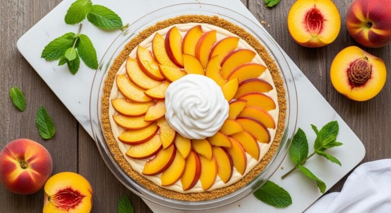 How To Make Fresh No Bake Peach Pie