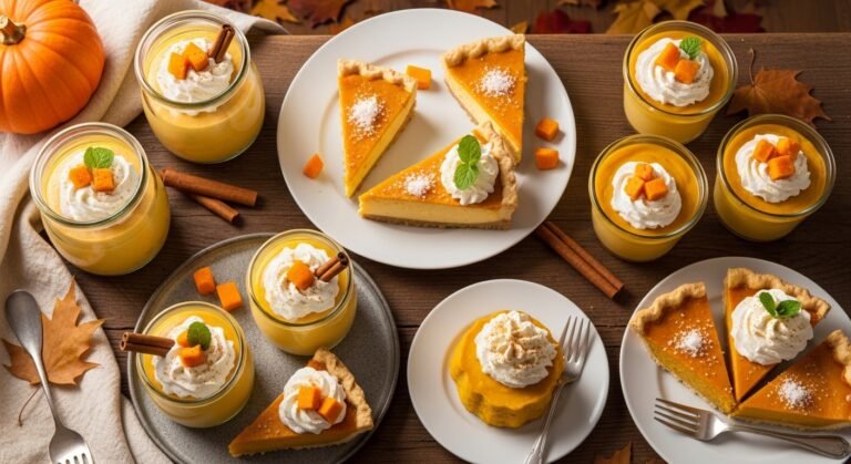 15 Smooth Pumpkin Dessert Recipes Without Eggs
