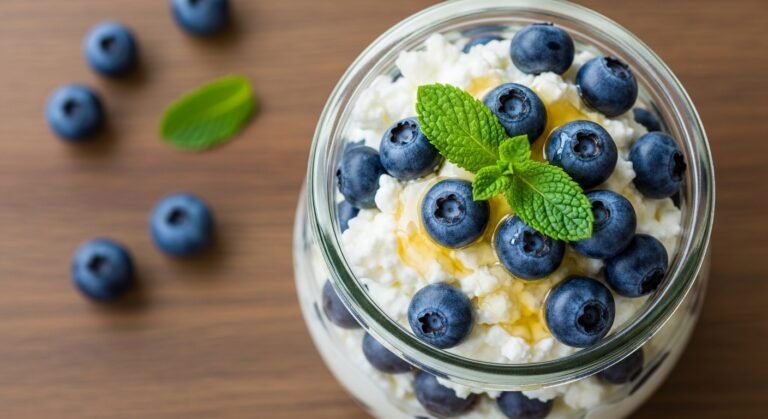 How To Make Cottage Cheese Blueberry Dessert