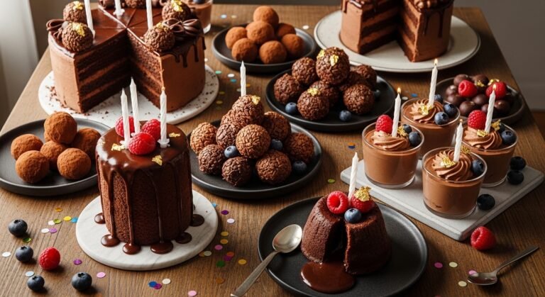 15 Indulgent Birthday Chocolate Dessert Ideas