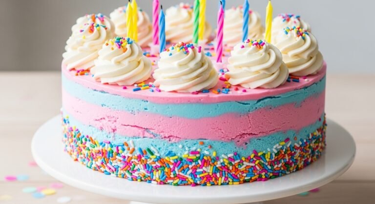 How To Make Ice Cream Birthday Dessert