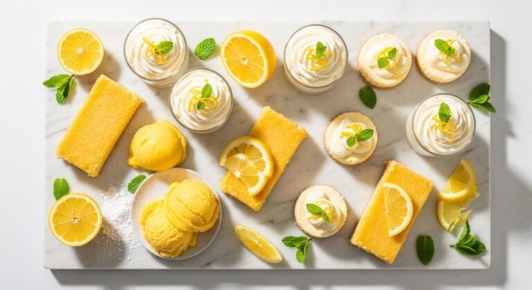15 Tart Sugar Free Lemon Desserts for Diabetics