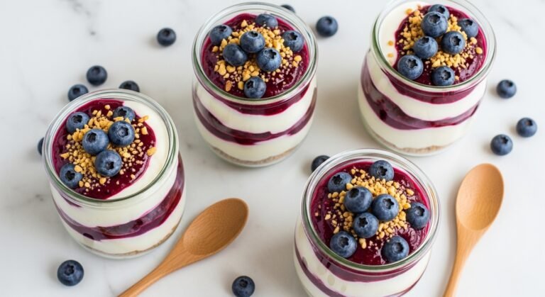 How To Make High Protein Blueberry Dessert