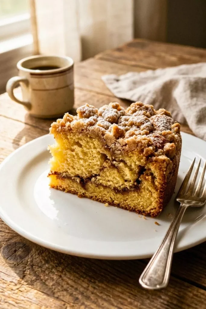Classic Cinnamon Streusel Coffee Cake