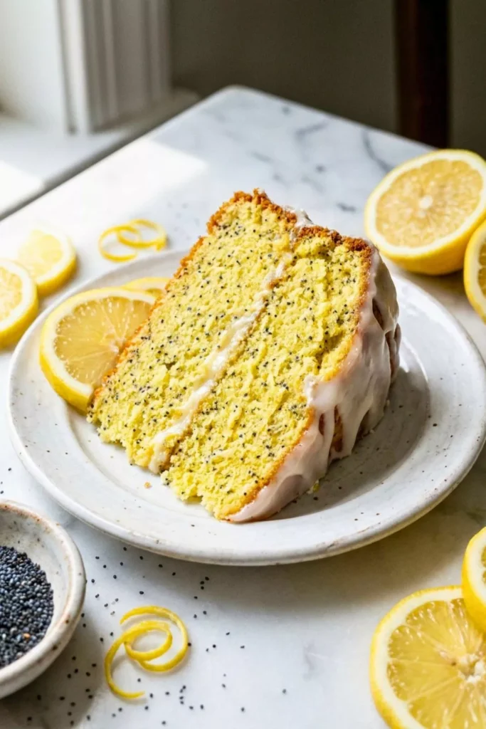 Lemon Poppy Seed Coffee Cake