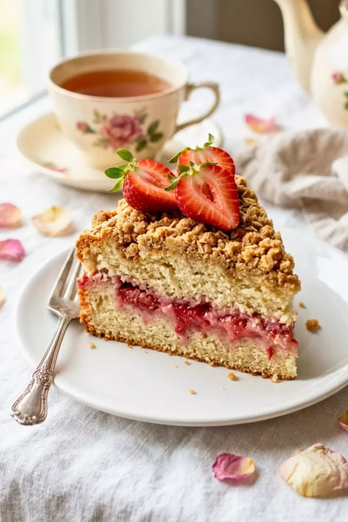 Strawberry Cream Coffee Cake
